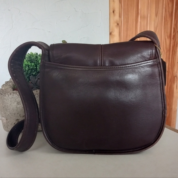Coach Ergo Flap, No. 9034, 1998, Shoulder Bag In Mahogany Brown. - Picture 3 of 15